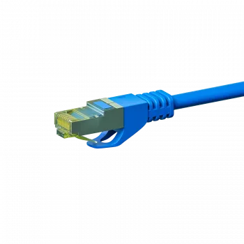DSIT Cat.7 S/FTP PiMF RJ45 Patch Cable, 0.5 m, Blue