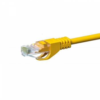 DSIT DC-C57-075 CAT5e U/UTP Network Cable, 7.5 m, Yellow, CCA