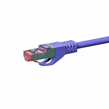 DSIT CAT 6 S/FTP LSOH Patch Cable, 1 m, Violet