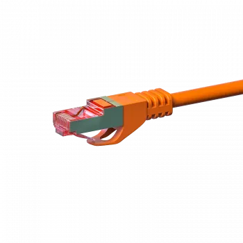 DSIT CAT 6 S/FTP LSOH Network Patch Cable, 15m, Orange
