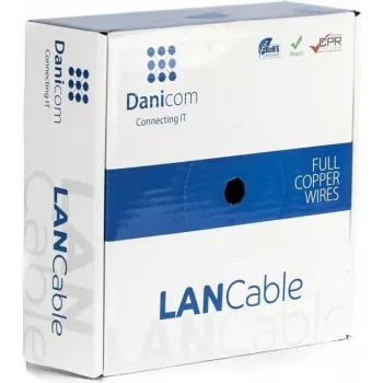 DSIT DANICOM CAT6 FTP 50 m PVC Fca-netværkskabel