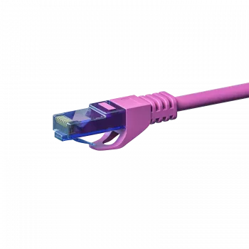 DSIT CAT6a Network Cable 100% Copper - U/UTP - 0.50 Meter - Pink (DC-U6A9-005)