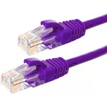 DSIT CAT5e Ethernet-patchkabel U/UTP 1 m violet 100% kobber