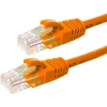 DSIT CAT5e U/UTP netværks-patchkabel, 5 m, orange, 100% kobber, RJ45, 1 Gbps