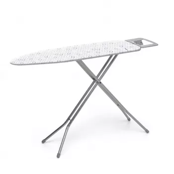 Rayen klapstrygebræt 113 x 34 cm med justerbar højde og strygejernshylde