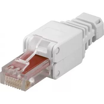 DSIT DANICOM UTP CAT5e værktøjsfri RJ45-stik til tråd- og massivledere