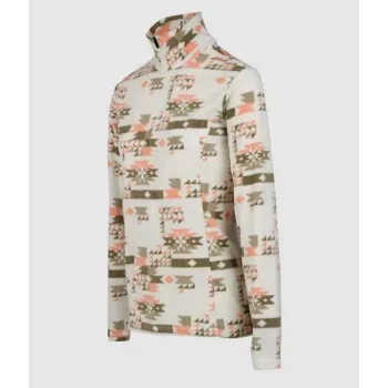 Brunotti Misma-Print dame-fleece-jakke, størrelse L, Arctic Desert Flower