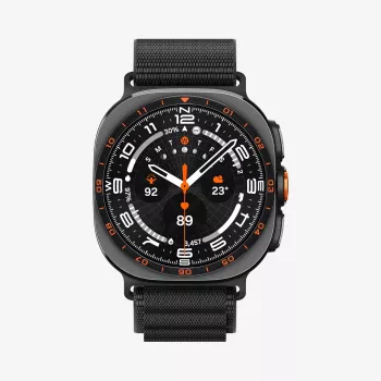 Spigen WBF1 armbånd til Samsung Galaxy Watch Ultra 1/2 2024-2026 (47 mm) sort