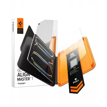 Spigen AlignMaster Glas.tR skærmbeskyttelsesfolie af hærdet glas til iPad Pro 11 (2024-2025), Transparent