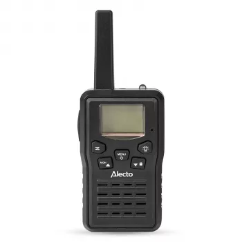 Alecto FR200BK walkie-talkie-sæt 2-pak, 10 km rækkevidde, PMR446, sort