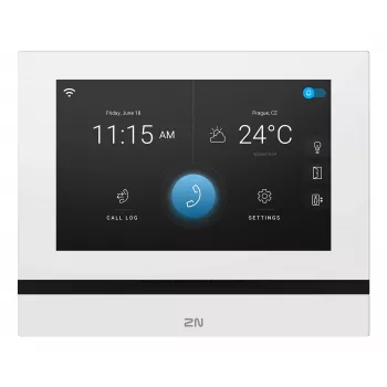 2N Indoor View Wi-Fi 7 inch Touchscreen Indendørsstation, hvid
