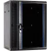 DSIT DS6415 15U Wall-Mount Server Cabinet with Glass Door, 600x450x770 mm, Black