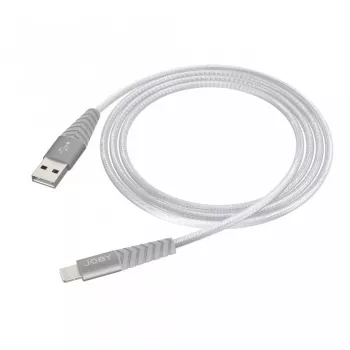 Joby lade- og synkroniseringskabel Lightning, 1,2 m, sølv (JB01814-BWW)