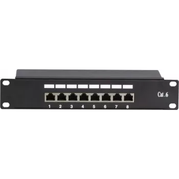 DSIT DS-10Patch6-8FTP 10-Inch 8-Port FTP CAT6 Patch Panel