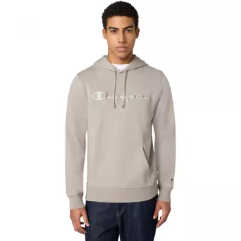 Champion Men's Hooded Sweatshirt Beige 220782 ES035 L