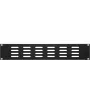 DSIT 19 inch perforeret blindpanel 2U sort (DS-Blind2-perf)