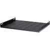 DSIT DS-FH60Wand 1U fast hylde til 600 mm dybe vægskabe, 25 kg belastning, sort