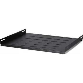 DSIT DS-FH60Wand 1U fast hylde til 600 mm dybe vægskabe, 25 kg belastning, sort