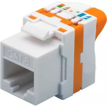 DS-IT CAT6 UTP keystone-bøsning værktøjsfri twist (DS-KC-UTP6-TL-T)