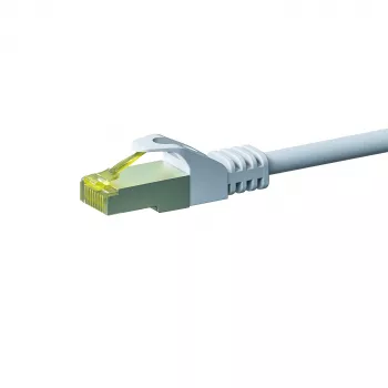 DSIT Cat.7 S/FTP PiMF RJ45 Network Patch Cable, 0.50m, White