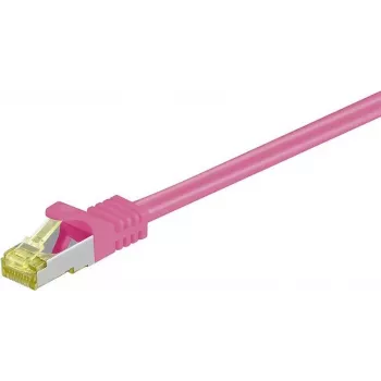 DSIT Cat.7 S/FTP PiMF RJ45 Network Cable, Pink, 20m