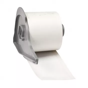 Brady M7C-2000-529 multifunktionelt mat polypropylen-etiketbånd, 50,8 mm x 15,24 m, hvid
