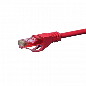 DSIT CAT6 Ethernet Patch Cable 100% Copper U/UTP 1m Red (DC-65-010)