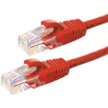 DSIT CAT6 netværkskabel 100% kobber - U/UTP - 7,5 m - rød (DC-65-075)