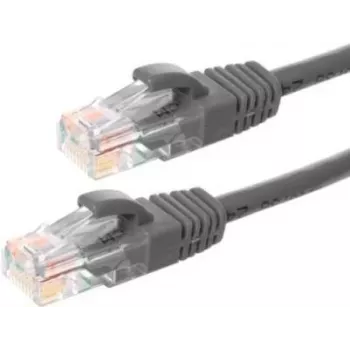 DSIT CAT6 U/UTP Network Patch Cable, 10m, Grey, 100% Copper (DC-61-100)