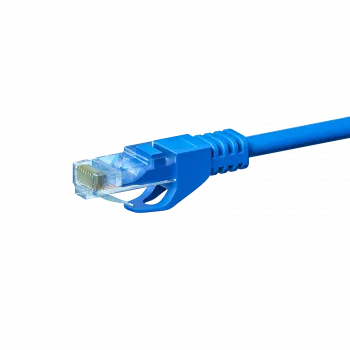 DSIT CAT5e netværkskabel U/UTP 10 m blå 100 % kobber (DC-54-100)