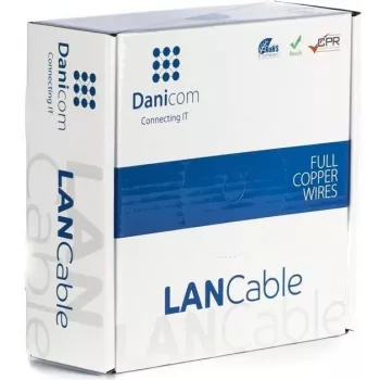 DSIT DANICOM CAT6A S/FTP 50m LSZH Fca Network Installation Cable