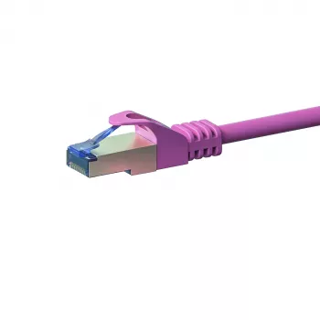 DSIT CAT 6a S/FTP LSOH netværkspatchkabel, 15 m, pink