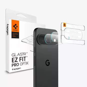 Spigen Optik Pro Glas.tR EZ Fit kamera beskyttelse 2-pak til Google Pixel 11 klar