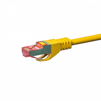 DSIT CAT 6 netværkskabel LSOH - S/FTP - 10 meter - gul (DC-S67-100)