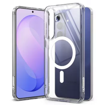 Ringke Fusion Magnetic MagSafe-cover til Samsung Galaxy S26 FE, transparent