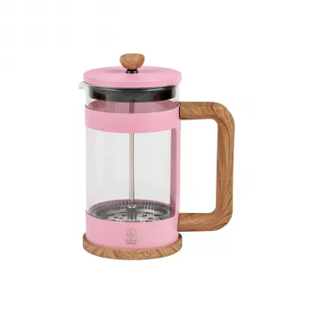 Leopold Vienna Franca French Press kaffe- og tebrygger, pink, 600 ml
