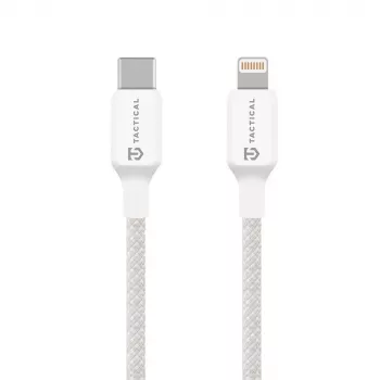 Tactical Stitch Thread USB-C til Lightning-kabel, hvid
