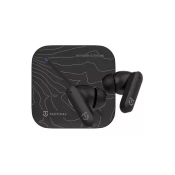 Tactical StrikePods Bahna CrudeOil True Wireless ANC-høretelefoner med low-latency-tilstand, IPX5, 35 t batteri, Bluetooth 5.3, berøringsstyring, USB-C