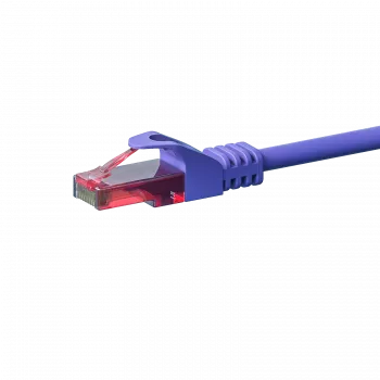 DSIT CAT6 U/UTP netværks-patchkabel, 0,15 m, violet, 100% kobber (DC-68-001)
