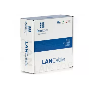 DSIT DANICOM CAT6A U/UTP 50 m fleksibelt PVC (Fca) netværksinstallationskabel
