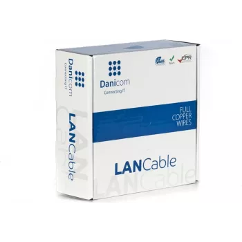 DSIT DANICOM CAT6 UTP 50 m massiv leder LSZH (Dca) kabel