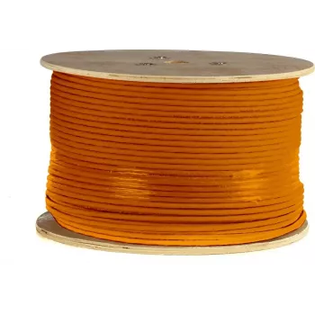 DSIT CAT7 100% kobber S/FTP massiv kerne LSZH Cca-kabel - 305 m rulle, lilla