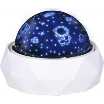 GRUNDIG Star Projector LED Night Light with Rotating Constellations