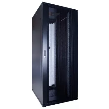 DSIT 19 inch serverrack med perforeret frontdør 600 x 800 - 42U sort