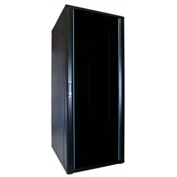 DSIT DS8042 42U 19 inch serverrackskab med hærdet glasdør, 800x1000mm, sort