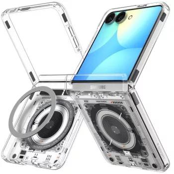 SPIGEN Ultra Hybrid Pro MagSafe-cover til Samsung Galaxy Z Flip8 Neo One – transparent