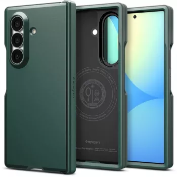 Spigen Tough Armor Pro MagSafe-cover til Samsung Galaxy Z Fold 8 Ultra - Abyss Green