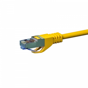 DSIT CAT 6a S/FTP LSOH netværks-patchkabel, 3 m, gul