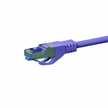 DSIT CAT 6a netværkskabel LSOH - S/FTP - 7,50 m - violet (DC-6A8-075)