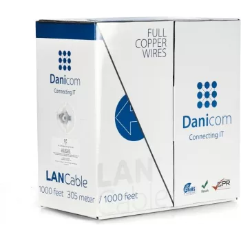 DSIT DANICOM CAT6 UTP 305 m solid core-kabel - LSZH (Dca)